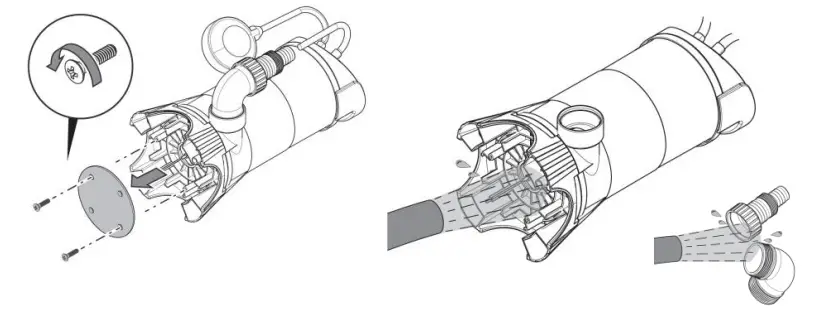 westfalia STPK750 Submersible Sump Pump - prevent clogging