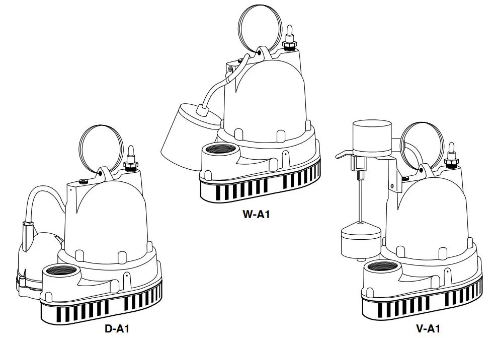 PENTAIR Hydromatic W D V-A1 Submersible Sump Pump - impeller