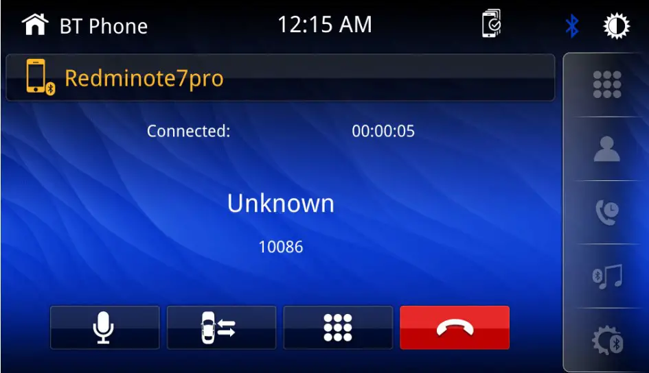 Making and Ending a Call