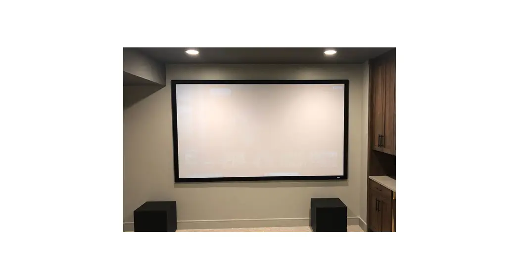 Sonic At8 Isf Efinity Acoustically Transparent Projection Screen Owner's Manual