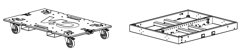 db Technologies VIO S218F Active Bass-Reflex Subwoofer - DIMENSIONS 2