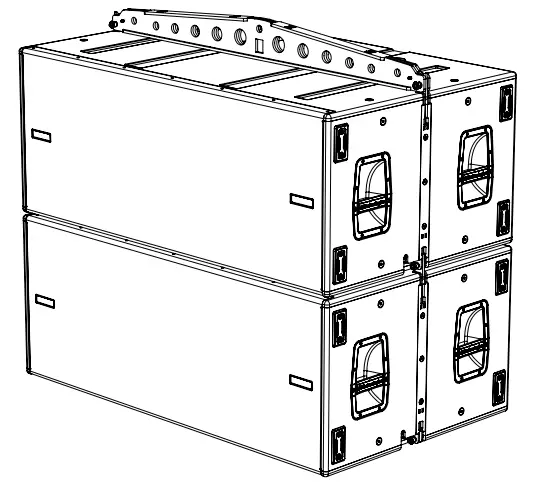 db Technologies VIO S218F Active Bass-Reflex Subwoofer - FLYABLE CONFIGURATION