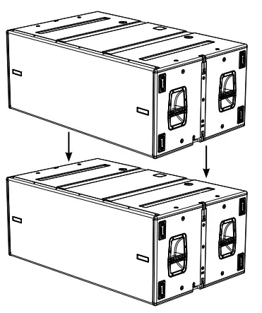 db Technologies VIO S218F Active Bass-Reflex Subwoofer - INSTALLATION 1