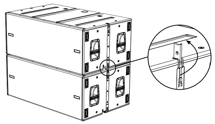 db Technologies VIO S218F Active Bass-Reflex Subwoofer - INSTALLATION 2