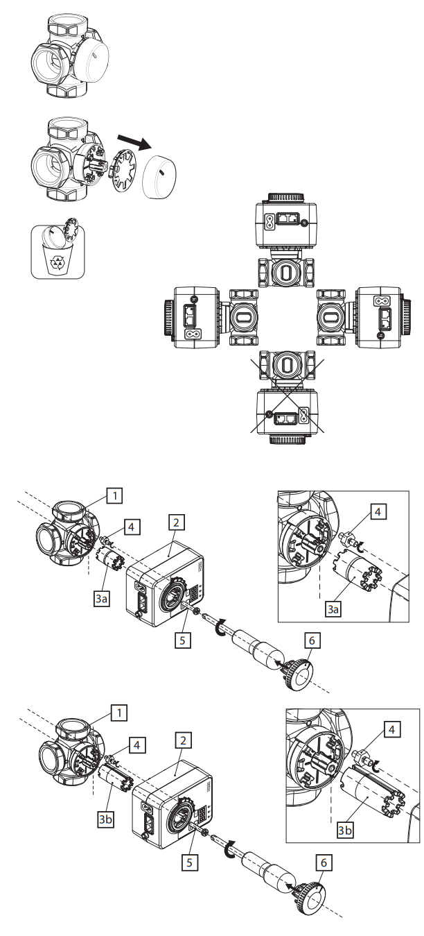 TECH CONTROLLERS STZ-180 RS n Actuator - rotation 1