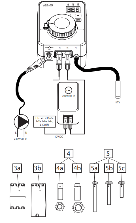 TECH CONTROLLERS STZ-180 RS n Actuator - rotation 4