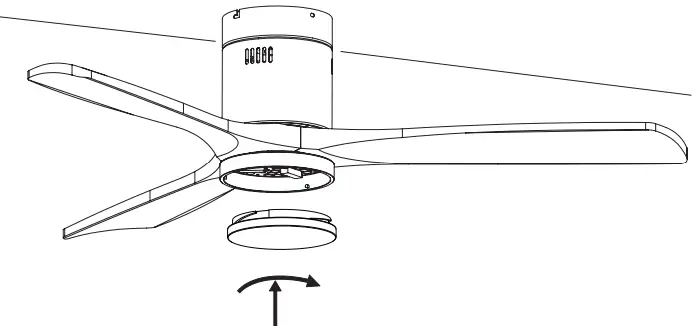 YUHAO-1073AL-Semi-Flush-Ceiling-Fan-FIG 15
