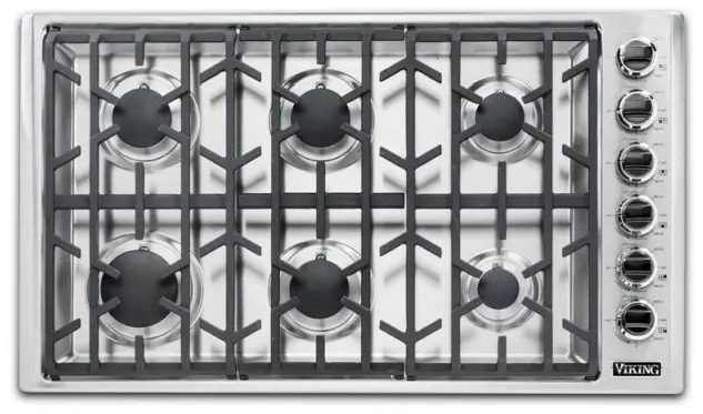 VIKING VGSU53015B Built In 5 Series Gas Cooktops - fig