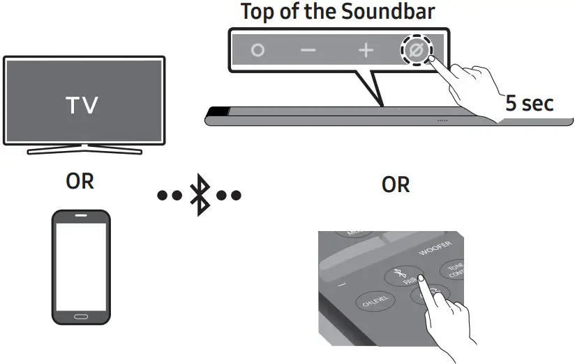 Connecting via Bluetooth