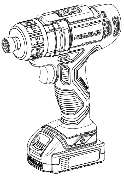 HERCULES HD94B 12V 1 4 Inch Screwdriver