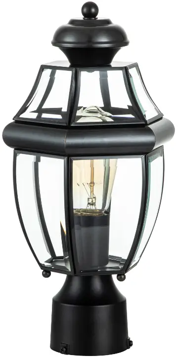 C Cattleya CA2293-P 1-Light Brass Outdoor Post Light