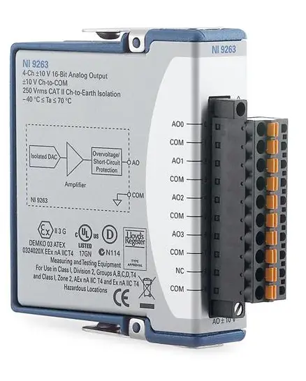NATIONAL-INSTRUMENTS-NI-9263 4-Channel-Analog-Output-Module-PRODUCT-IMAGE