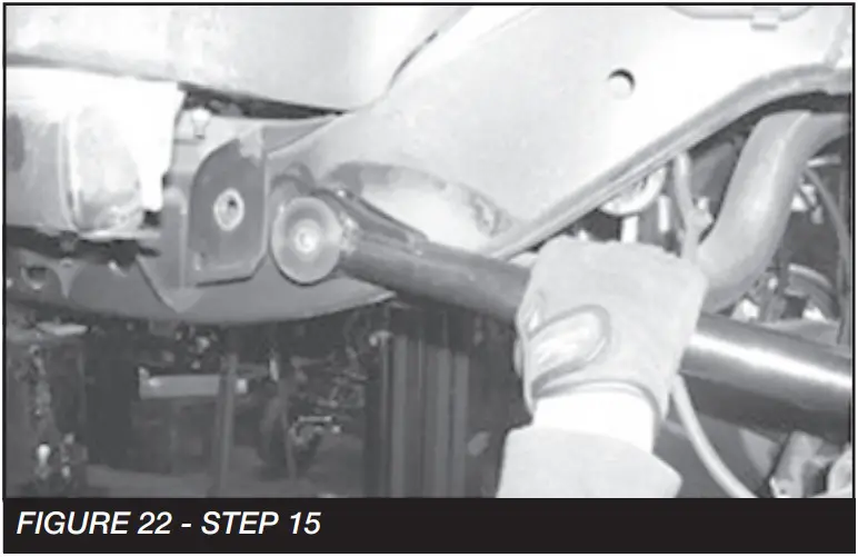 FABTECH FTS24225 2018 2022 Jeep Wrangler Jl Rear Long Arm Kit - factory bolt 2