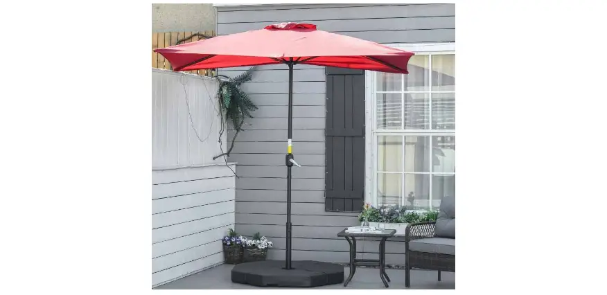 Outsunny 84d-134 Cantilever Parasol Base Instruction Manual
