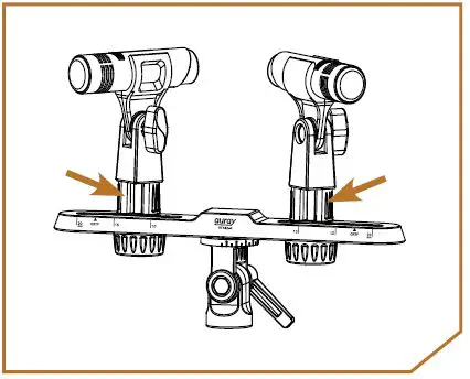 auray-STBAR-9-Mic-Stereo-Bar-with-Angle-Adjustment-FIG-15