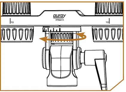 auray-STBAR-9-Mic-Stereo-Bar-with-Angle-Adjustment-FIG-6