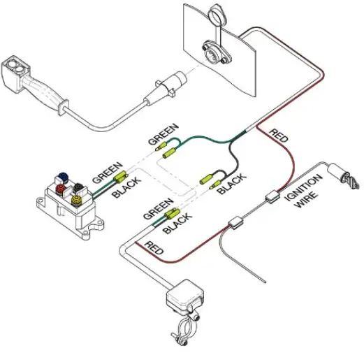 KFi PRODUCTS ATV Winch Alternate Wiring Diagram