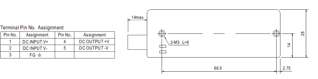 MEAN WELL SD-15 Series 15W Single Output DC-DC Converter 3