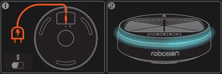 robosen K1JD AI Base Lite Open Platform User Guide - Connect the power supply to the robosen AI base lite