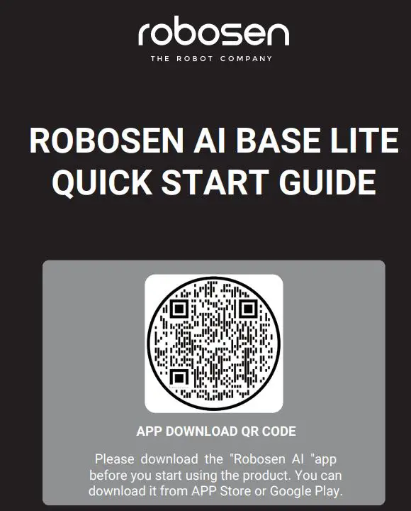 robosen K1JD AI Base Lite Open Platform User Guide