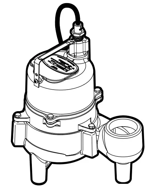 Hydromatic Submersible Sewage Ejector Pump - Fig