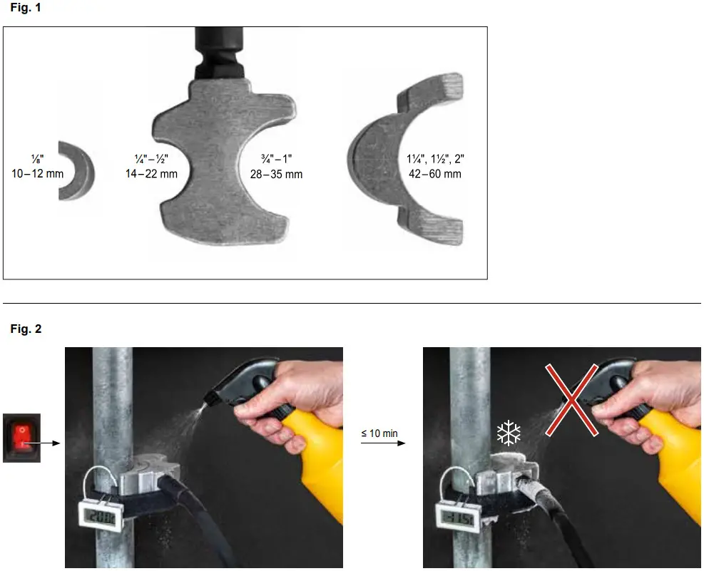 REMS 131155 Frigo 2 F Zero Electric Pipe Freezing Unit - Figure 1