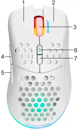 DELTACO GAMING WM80 Wireless Gaming Mouse-fig1