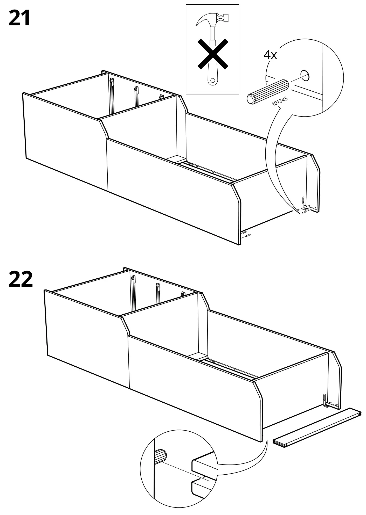 IKEA HAUGA Storage Combination - Figure 21-22