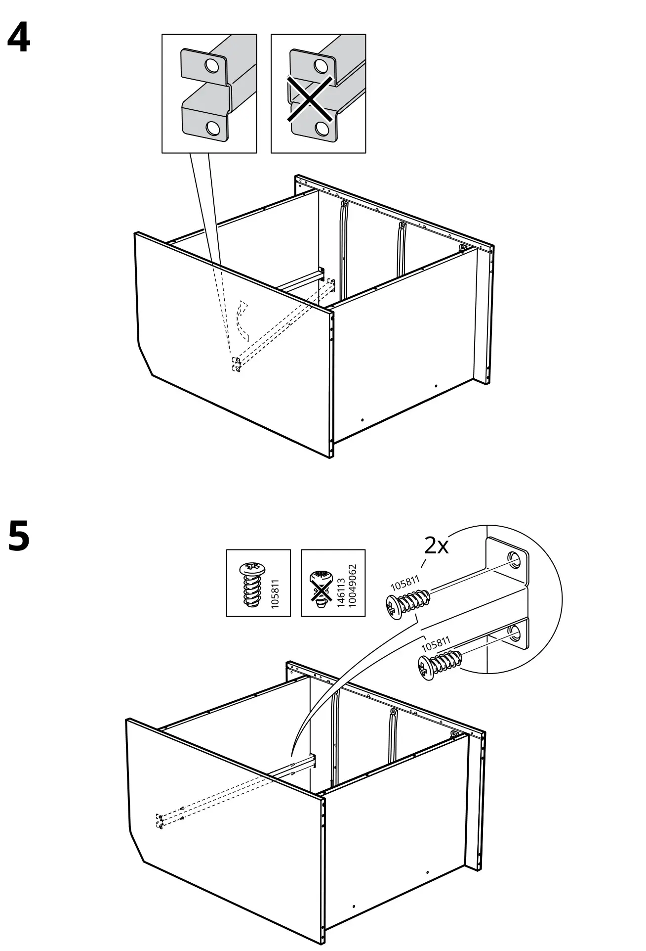 IKEA HAUGA Storage Combination - Figure 4-5