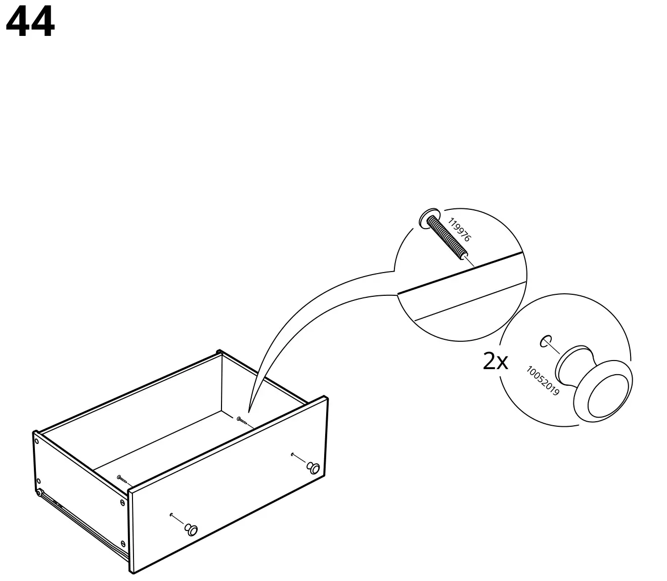 IKEA HAUGA Storage Combination - Figure 44