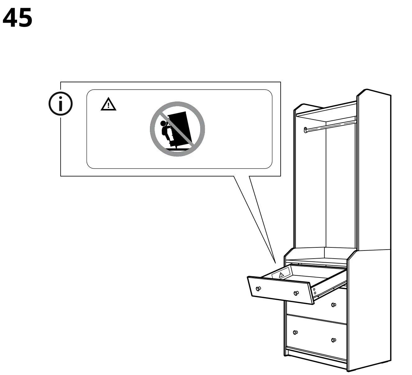 IKEA HAUGA Storage Combination - Figure 45