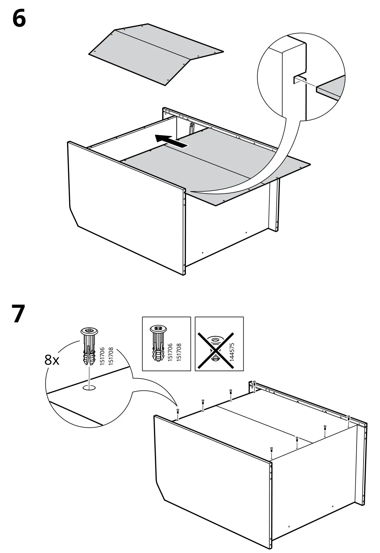 IKEA HAUGA Storage Combination - Figure 6-7