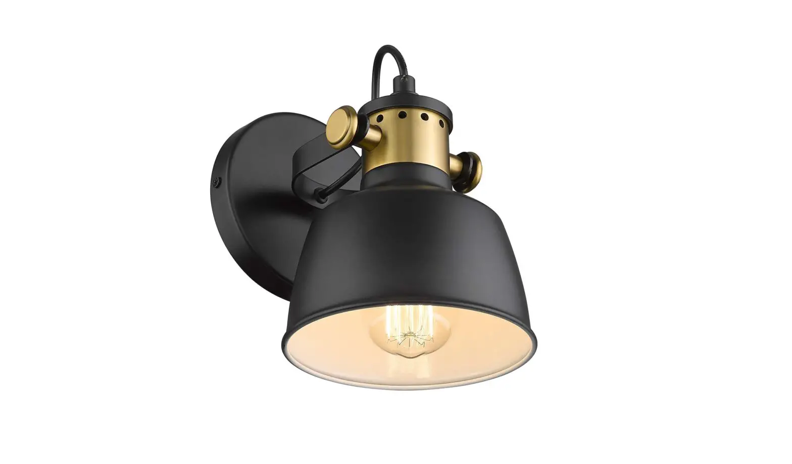 Autelo W3700-1 Bk 1-light Brass Black Vanity Light Instruction Manual