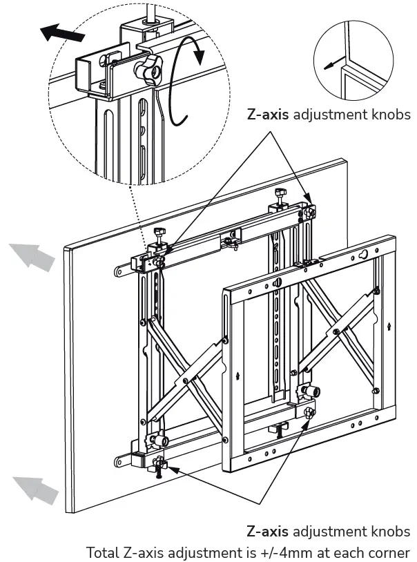 Neomounts WL95-800BL1 Video Wall Mount 11