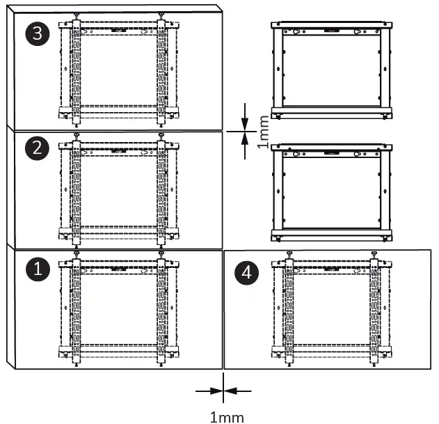 Neomounts WL95-800BL1 Video Wall Mount 13