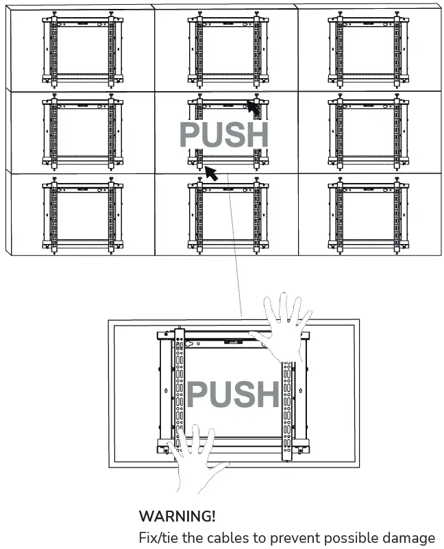 Neomounts WL95-800BL1 Video Wall Mount 14