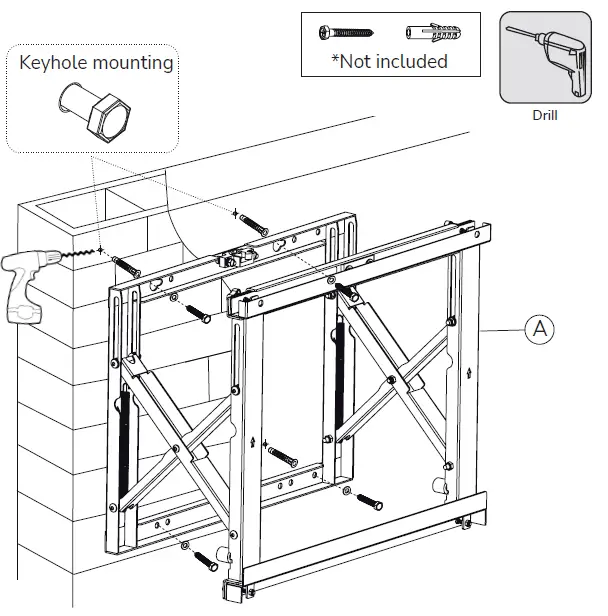 Neomounts WL95-800BL1 Video Wall Mount 4