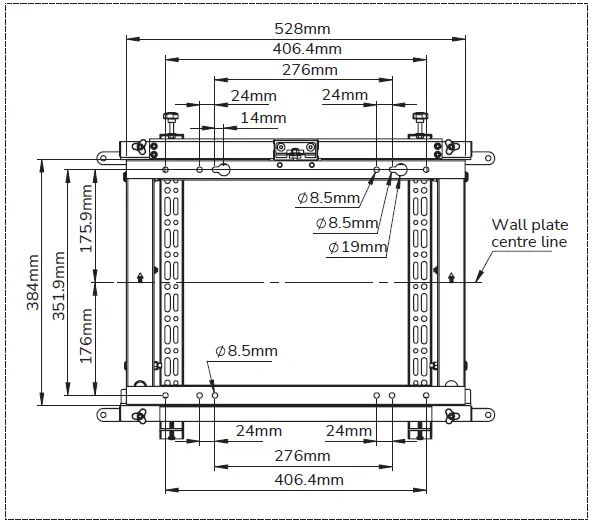 Neomounts WL95-800BL1 Video Wall Mount 5