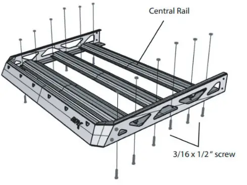 AFX MOTORSPORTS CAN020 Roof Rack - HOW TO INSTALL 5