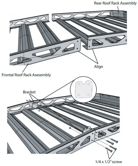 AFX MOTORSPORTS CAN020 Roof Rack - HOW TO INSTALL 6