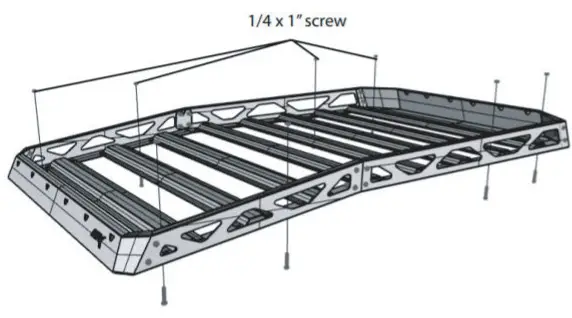 AFX MOTORSPORTS CAN020 Roof Rack - HOW TO INSTALL 7