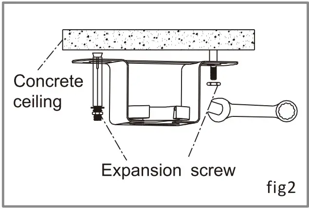 INSTALLATION OF HANGER BRACKET