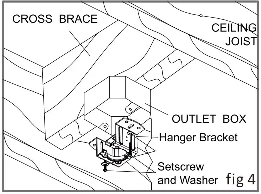 INSTALLATION OF HANGER BRACKET
