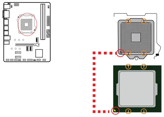 HUANANZHI B660M PLUS DDR4 Motherboard - CPU Installation