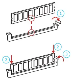 HUANANZHI B660M PLUS DDR4 Motherboard - clips