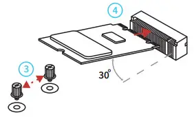 HUANANZHI B660M PLUS DDR4 Motherboard - screw base1