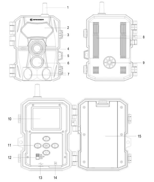 BRESSER 9633106 WiFi Game or Observation 24MP Camera - Fig 2