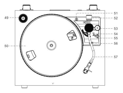 soundmaster PL895 Elite Line Wooden Retro Vinyl Records Player - TURNTABLE