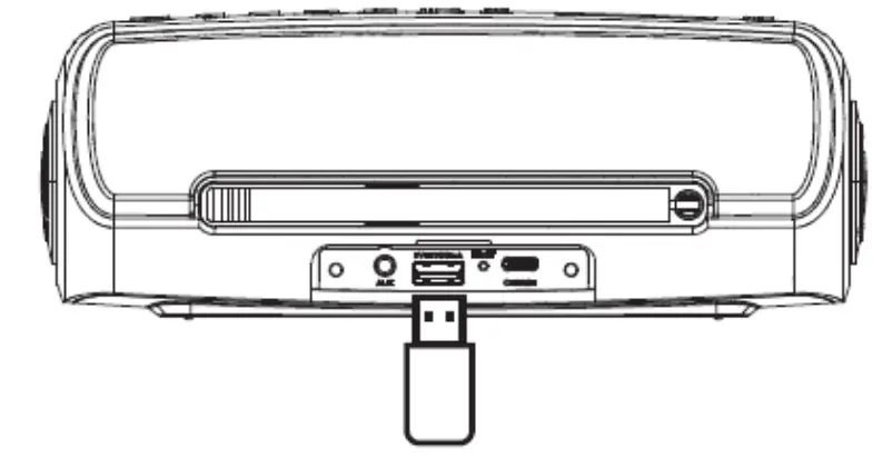 Connecting USB and playback