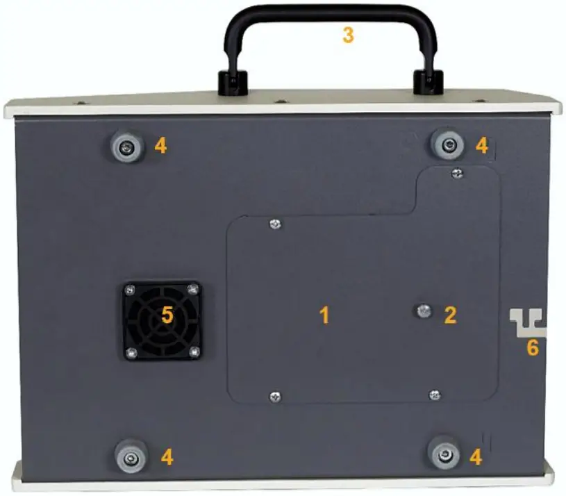 TSI 4090 Certifier Pro Flow Analyzer - Bottom